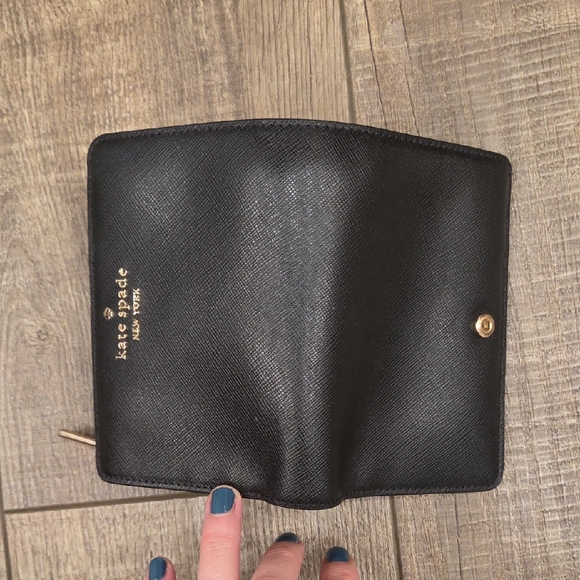 Kate Spade Black Leather Wallet - Picture 4 of 4